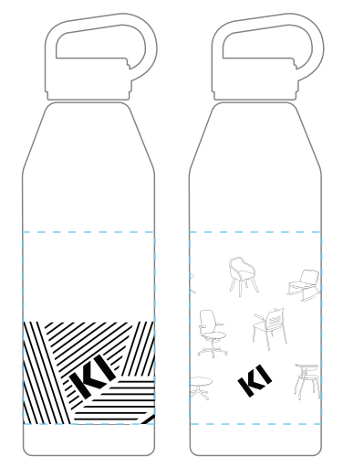Galen 24 oz Aluminum Bottle