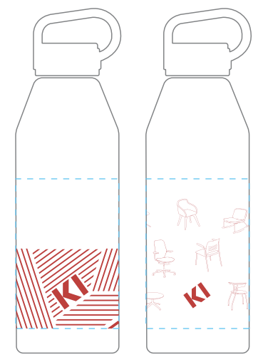 Galen 24 oz Aluminum Bottle